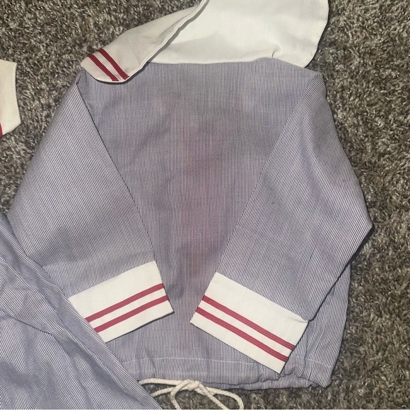 Vintage Doe-Spun Sail Boat Romper and Jacket 3-6 Months Summer‎ Spring Vacation - Picture 9 of 11